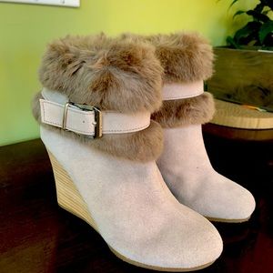 NEW IN BOX Victoria’s Secret suede booties sz 6.5